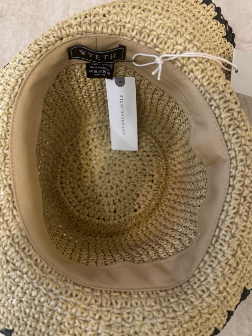 Anthropologie Straw Bucket Hat - Picture 9 of 9
